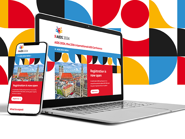 AIDS 2024 website image