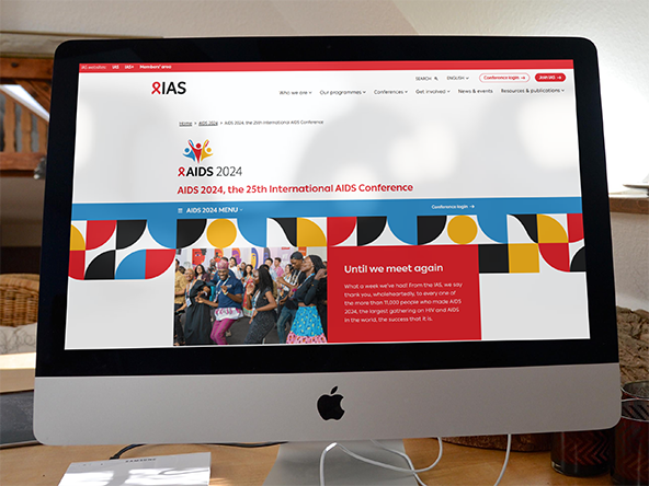 AIDS 2024 website image